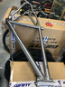 鈦途（TITO TITANIUM）鈦合金山地車(chē)架41.8-52錐形頭管下直管一體尾勾自行車(chē)架定制 錐型頭管內走線(xiàn)26輪組 曬單實(shí)拍圖