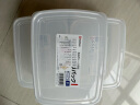 家の物语（KATEI STORY）日本进口冰柜冰箱冷冻室层速冻收纳盒整理神器储物保鲜盒子食品级 2L（三个装） 实拍图
