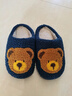 梵蔚兒童拖鞋親子棉拖鞋男童女童小孩中大童學(xué)生軟底防滑室內家居冬季 深藍色 小熊 30-31 建議28-29碼腳穿 曬單實(shí)拍圖