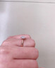 幸美珠寶18K玫瑰金1克拉群鑲鉆戒結(jié)婚求婚彩金鉆石戒指女款婚戒真品 1克拉效果23分FG色 18K玫瑰彩金 曬單實(shí)拍圖