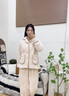 美即萊（MEIJILAI）冬季睡衣女珊瑚絨加厚加絨保暖2024年新款秋冬法蘭絨女士家居服 1609 L（身高160-165體重100-120） 曬單實(shí)拍圖