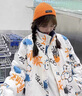 丹珠娜兩面穿羊羔毛絨外套女2024年新款潮冬季雙面穿棉服正反穿棉衣女 白藍雙面穿 M 曬單實拍圖