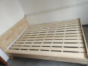 意米之恋橡胶木床实木床 主卧双人床 卧室家具 品质大板208cm*150cm*80cm 实拍图