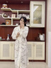 莫代爾帶胸墊哺乳睡裙夏季孕婦睡衣月子服春秋純棉產(chǎn)后產(chǎn)房待產(chǎn)檢 【帶胸墊】待產(chǎn)裙北歐兔 L【90-120斤】 曬單實(shí)拍圖