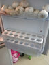 百露雞蛋盒收納盒冰箱用側門(mén)收納神器放雞蛋的盒子翻轉雞蛋格蛋架托盤(pán) 大號三層 曬單實(shí)拍圖