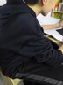李寧大碼男裝連帽衛(wèi)衣男加絨保暖套頭衫寬松加肥加大碼帽衫胖子秋裝 黑色字母標(biāo)【秋冬款 加絨保暖】 XL /180 (150-165斤) 曬單實拍圖