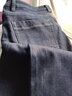 JEEP【含桑蠶絲】春秋男士牛仔褲潮流直筒褲休閑長(cháng)褲 深藍-常規 34 曬單實(shí)拍圖