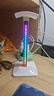 利威朗耳機(jī)支架耳機(jī)架RGB發(fā)光帶USB口多功能電競(jìng)游戲耳機(jī)支架頭戴式耳機(jī)架子電腦耳機(jī)掛 【升級(jí)白】加高+曲面軟膠托墊+32格LED 曬單實(shí)拍圖