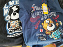 LIGHTNING BEAR原創(chuàng  )潮牌漫畫(huà)小熊樂(lè )隊個(gè)性印花短袖T恤衫夏季新品男女裝時(shí)尚百搭 黑色 L 曬單實(shí)拍圖