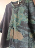 皮爾卡丹（pierre cardin）媽媽夏裝套裝中老年人衣服貴婦人2025新款唐裝小衫闊太洋氣媽媽裝 綠色+黑色闊腿褲 2XL (建議120-135斤) 曬單實拍圖