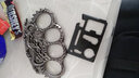 邁搏（MOBO）戶外牛頭鐵四指拳頭拳扣指虎防身救生工具破窗錘防狼器手撐子手扣 九龍款槍黑色2個(gè) 曬單實(shí)拍圖