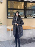 高梵黑金鵝絨服機能4.0五格羽絨服男女同款中長款冬裝外套 高定騎士黑 XS 曬單實拍圖