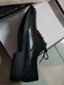 奥康（Aokang）男鞋牛皮皮鞋男士商务正装圆头系带低帮鞋子 黑色（偏大一码） 43 实拍图