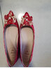 奈駟中式婚鞋女平底大紅色秀禾服鞋女龍鳳水鉆平底方扣結婚禮鞋子龍鳳水鉆淺口孕婦新娘鞋大碼41敬酒紅鞋 紅色秀禾方扣款 39 曬單實(shí)拍圖