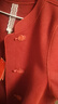 皮爾卡丹（pierre cardin）媽媽裝結(jié)婚禮服高貴雙面呢子外套女秋冬裝婆婆參加婚宴中老年女裝 酒紅色 2XL （推薦105-120斤） 曬單實(shí)拍圖