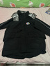 金羽杰90鴨絨羽絨服女士短款寬松休閑冬季輕暖派克服保暖外套Y21602119 萊賽爾黑 XS 適合130斤以下 曬單實(shí)拍圖