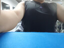 貴嬌兒（GUIJIAOER） AJ美式連帽籃球背心男訓(xùn)練投籃服運動無袖帽衫健身衣坎肩冰絲棉 JD黑帽衫背心+進(jìn)階精英白短褲 2XL 曬單實拍圖