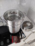 Momscook慕廚湯鍋304不銹鋼復底加厚大湯鍋燉鍋 鍋具 電磁爐湯鍋 燉 雙層蒸鍋(MT26ST) 26cm 曬單實(shí)拍圖