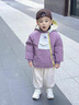 G.DUCK KIDS小黃鴨童裝嬰兒羽絨服加厚保暖輕奢高檔男女寶寶外套卡通連帽襖子 米色 90 建議80-90cm1歲半-2歲cm 曬單實(shí)拍圖