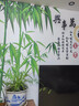 金絲雀（ANARY）電視背景墻竹子牡丹墻布無(wú)縫九魚(yú)田園山水壁布立體壁畫(huà)定制墻壁紙 660413 18D浮雕凹凸水晶彩雕絲綢布 /平 曬單實(shí)拍圖