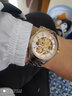 寶時(shí)捷（POSCER）女士手表全自動(dòng)機械表鏤空防水手表女時(shí)尚休閑保時(shí)捷女表6082L 6082L.VVW介金白盤(pán)女 曬單實(shí)拍圖