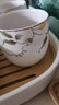 金嵐玉琺瑯彩唐山骨瓷茶具茶杯單杯小茶杯子無(wú)柄江中杯擺臺骨瓷酒杯 香榭麗舍-江中杯6個(gè) 曬單實(shí)拍圖
