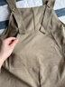 莞潔孕婦背帶褲春夏款時(shí)尚外穿減齡大碼托腹連體褲小個(gè)子寬松孕婦套裝 橄欖綠單件褲【改良款】 L碼【建議115-130斤】 曬單實(shí)拍圖