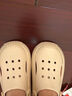Kappa Kidskappa卡帕兒童涼鞋洞洞鞋夏季軟底防滑外穿拖鞋中大童涼拖沙灘鞋 米色 34 適合腳長內長224mm 曬單實拍圖