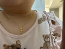 潮宏基足金黃金吊墜女款計(jì)價(jià) 稱心如意 XPG30003181 約1.1g 七夕禮物 曬單實(shí)拍圖