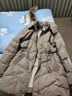 啄木鳥品牌高端女士羽絨服女中長款冬季2025新款洋氣高檔小個(gè)子外套女 紅色（新年紅紅火火） XL [推薦110-125斤]（新年紅紅火火） 曬單實(shí)拍圖