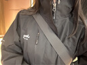 JEEP SPIRIT沖鋒衣男三合一外套男秋冬款防風(fēng)保暖夾克大碼抓絨情侶潮旅游團購 黑色【女款】 XL 曬單實(shí)拍圖