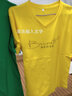 尚濤短袖t恤女V領(lǐng)夏季新款韓版女裝上衣服夏裝修身鏤空印花T恤衫 黃色NEOSE+綠色肩花 M 建議80-100斤 曬單實(shí)拍圖