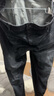 馬克華菲【零壓褲】牛仔褲男2025秋季新款港風(fēng)刺繡寬松潮流直筒長(cháng)褲子 黑色311 36 曬單實(shí)拍圖