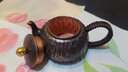 沃之沃（VOZVO） 純手工銅壺200ML功夫茶泡茶壺沖泡壺紫銅迷你西施壺茶具帶過(guò)濾網(wǎng) 豎紋款 曬單實(shí)拍圖