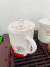 MULTIPOTENT茶杯玉瓷中國(guó)風(fēng)陶瓷帶蓋德化白瓷會(huì)議室辦公杯直水杯精美伴手禮盒裝  曬單實(shí)拍圖