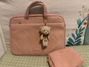BRINCH 手提電腦包女適用于華為matebook蘋果macbook air華碩小米pro筆記本包聯(lián)想小新戴爾惠普 玫瑰粉+電源包 15英寸(可放16英寸超級本) 曬單實拍圖