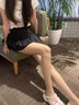 浪莎絲襪女夏季0D薄款光腿神器顯瘦性感防勾絲黑絲肉色自然遮瑕打底襪 4膚色 XL 雙加檔加大碼（120-160斤）） 曬單實拍圖