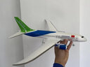 志揚玩具三通道航?？蜋C大號波音747民航C919客機固定翼函道遙控滑翔機 QF008B三通道空客C919（組裝版） 四塊電池【含配件包+多充】 曬單實拍圖