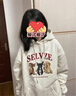 妙奕嘉加絨衛(wèi)衣女秋冬女士潮流連帽灰色外套衣服女裝秋季保暖上衣女學(xué)生 灰色百搭狗狗連帽衛(wèi)衣【加絨】 M 【建議75-95斤】 曬單實拍圖