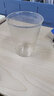 喇叭花 一次性杯子航空杯加厚硬塑杯透明硬水杯招待杯酒杯 300ml航空杯（直筒） 400個(gè) 曬單實(shí)拍圖