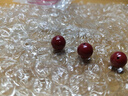 福進(jìn)家正品朱砂散珠高含量原礦紫金砂帝王砂珠子本命年禮物DIY配珠手串 10毫米/1顆【送繩子引線】 帝王砂 曬單實拍圖