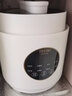 拓幾（TOTIKI）電壓力鍋小型家用迷你電壓力煲廚房插電烹飪多功能嬰兒輔食燉肉煲湯預約排氣保溫高壓鍋 單膽（菊蕊白） 2.5L 陶瓷釉?xún)饶?曬單實(shí)拍圖
