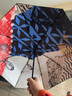 天堂傘小巧便攜防紫外線遮陽傘黑膠防曬太陽傘晴雨傘兩用傘男女士 酡顏-三折自動(dòng) 曬單實(shí)拍圖