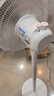 美的（Midea） 電風扇 家用風扇7葉落地扇立式輕音節(jié)能大風量電扇臺扇迷你扇臺立兩用轉(zhuǎn)頁扇空氣循環(huán)扇安靜低音 店長推薦丨7葉勁風 百萬單品 家用落地扇 曬單實拍圖