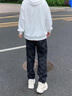 馬克華菲高幫男鞋秋季2025新款厚底老爹鞋男休閑百搭板鞋男氣墊增高鞋子潮 米色 40 【男碼】此款為標準皮鞋尺碼 曬單實(shí)拍圖