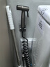 九牧王世家高壓噴槍衛(wèi)生間增壓噴水槍龍頭廁所沖洗花灑小噴頭馬桶伴侶婦洗器 [槍灰款]304不銹鋼噴槍 曬單實(shí)拍圖