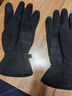 探路者（TOREAD）手套新款戶(hù)外運動(dòng)防滑保暖可觸屏抓絨手套 黑色 XL 曬單實(shí)拍圖