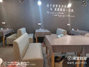網(wǎng)紅餐飲卡座沙發(fā)定制奶茶店快餐店西餐廳火鍋店飯店桌椅卡座組合 綠色卡座*2張 曬單實拍圖