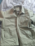 千紙鶴冬季新款男士襯衫領(lǐng)輕薄夾克羽絨服工裝商務(wù)休閑翻領(lǐng)外套男冬裝 02D卡其綠 L 曬單實(shí)拍圖