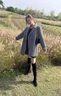 皮爾卡丹（pierre cardin）女裝漂亮秋冬裝秋季春秋裝厚短外套冬季2025新款風衣女士上衣 黑色格子 S 曬單實拍圖